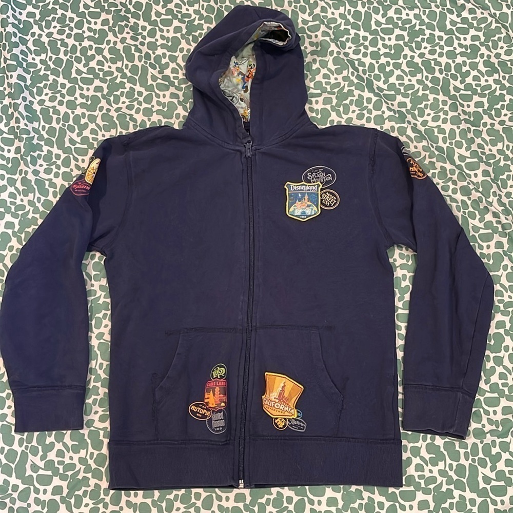 Disney Parks Disneyland Attraction Opening Dates Hooded Zip-up Sweatshirt